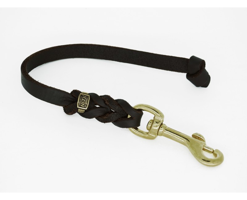 Lesa scurta din piele naturala pentru dresaj canin