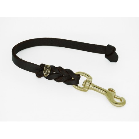 Lesa scurta din piele naturala pentru dresaj canin