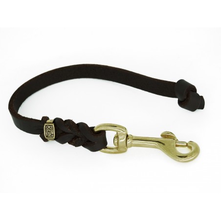 Lesa scurta din piele naturala pentru dresaj canin