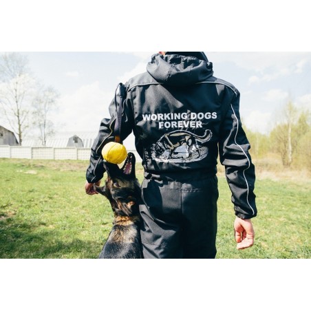 Minge din material francez cu magnet , pentru dresaj canin