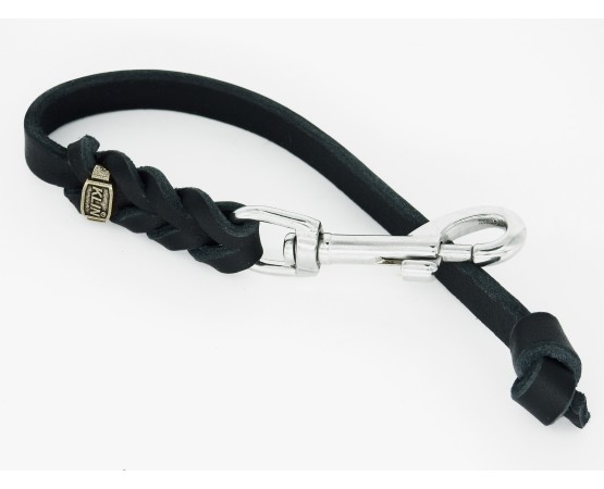 Lesa scurta din piele pentru dresaj canin