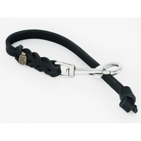 Lesa scurta din piele pentru dresaj canin