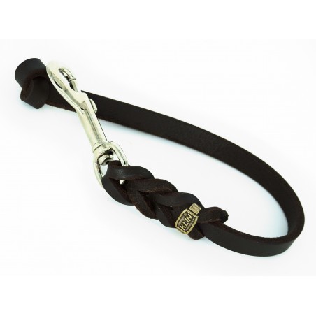 Lesa scurta din piele pentru dresaj canin