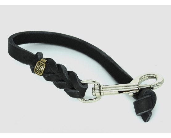 Lesa scurta din piele pentru dresaj canin