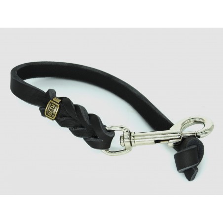 Lesa scurta din piele pentru dresaj canin