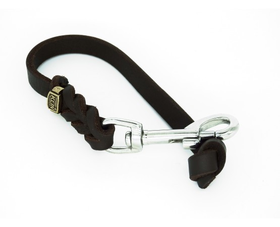 Lesa scurta din piele pentru dresaj canin