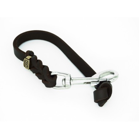 Lesa scurta din piele pentru dresaj canin