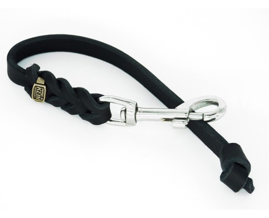 Lesa scurta din piele pentru dresaj canin