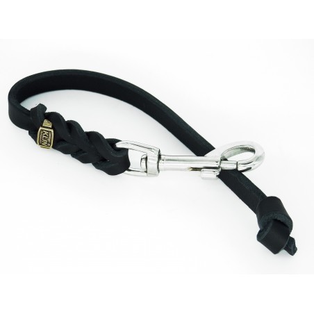 Lesa scurta din piele pentru dresaj canin