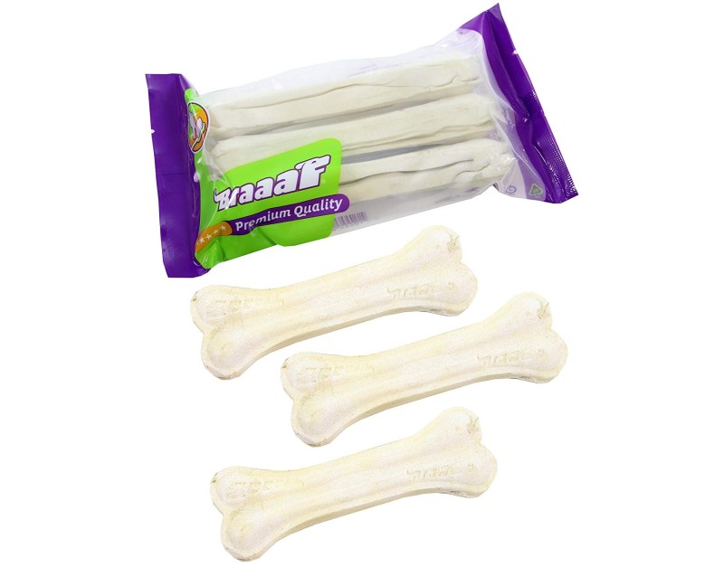 Os presat din piele de vita bruta pentru caini Braaaf