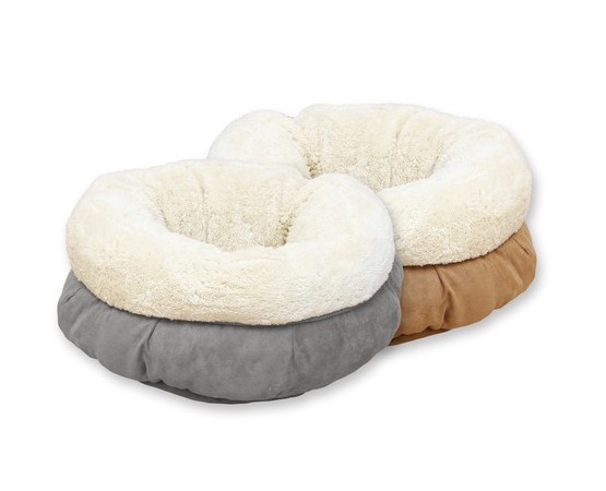 Pat pentru caini si pisici LambsWool Donut Bed