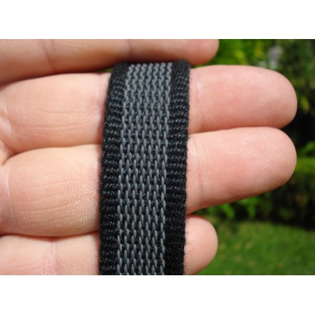 Lesă scurta pentru caini din bumbac cu insertie de cauciuc