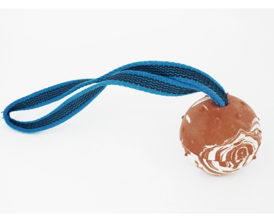 Minge pentru dresaj canin din cauciuc cu banda antialunecare