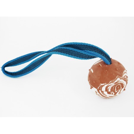 Minge pentru dresaj canin din cauciuc cu banda antialunecare