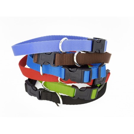 Zgarda textila reglabila pentru caini puppy