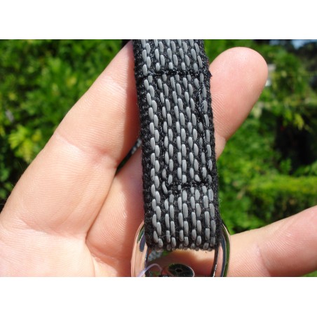 Lesă scurta pentru caini din bumbac cu insertie de cauciuc