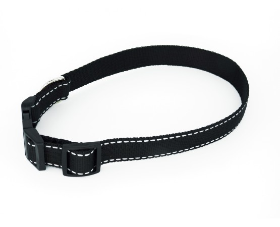 Zgarda textila reglabila reflectorizanta pentru caini