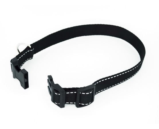 Zgarda textila reglabila reflectorizanta pentru caini