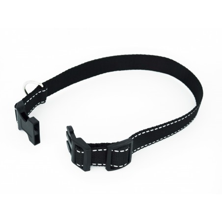 Zgarda textila reglabila reflectorizanta pentru caini