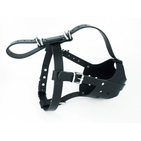 Botnita din piele naturala pentru femela Amstaff & Pitt Bull