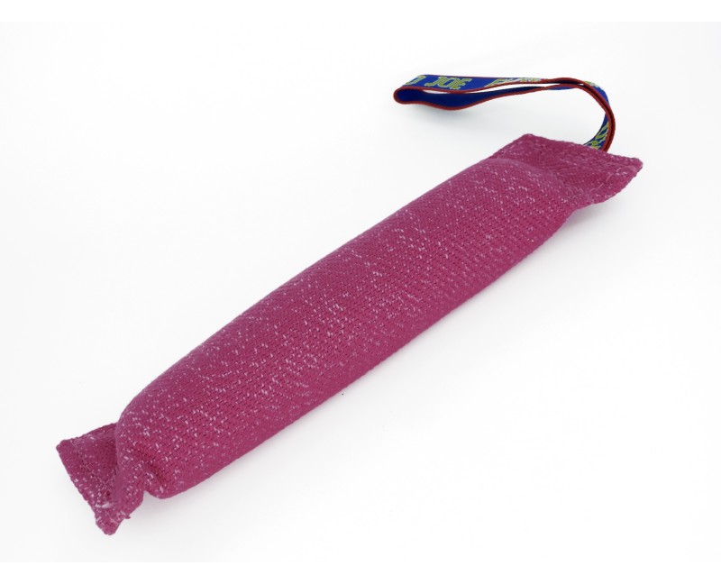 Tug dresaj canin roz hard din material francez Euro Joe