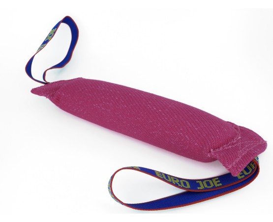 Tug roz din material francez pentru dresaj canin Euro Joe