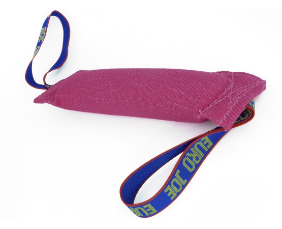 Tug roz din material francez pentru dresaj canin Euro Joe