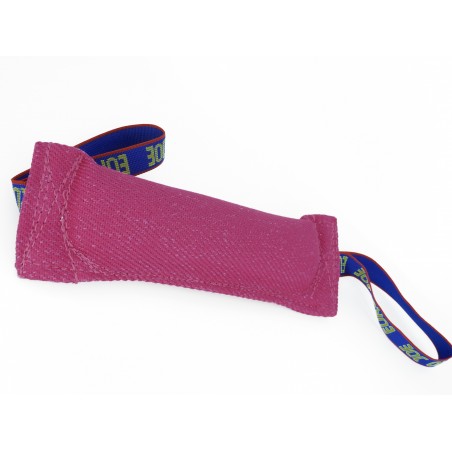 Tug roz din material francez pentru dresaj canin Euro Joe