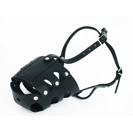 Botnita din piele pentru Rottweiler mascul