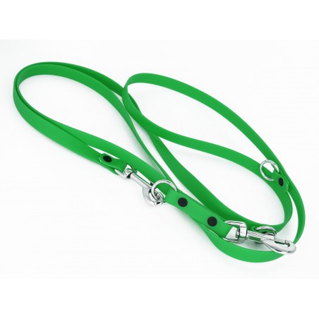 Lesa reglabila pentru caini , din Biothane verde