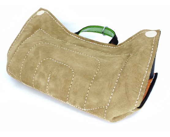 Perna de muscatura pentru dresaj canin , din piele naturala