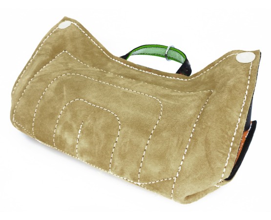 Perna de muscatura pentru dresaj canin , din piele naturala