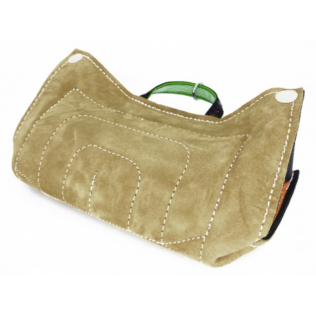 Perna de muscatura pentru dresaj canin , din piele naturala