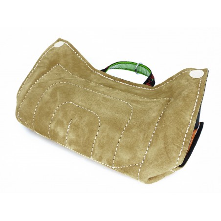 Perna de muscatura pentru dresaj canin , din piele naturala