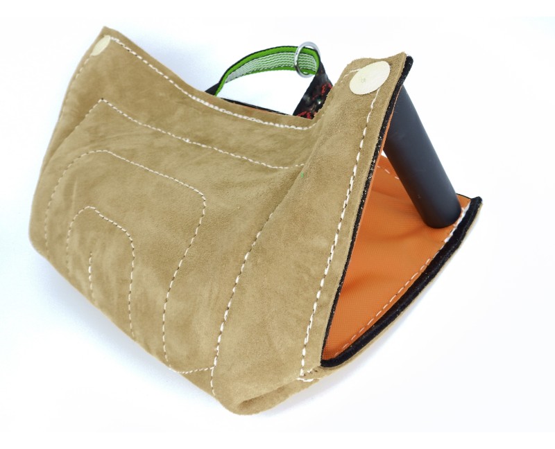 Perna de muscatura pentru dresaj canin , din piele naturala