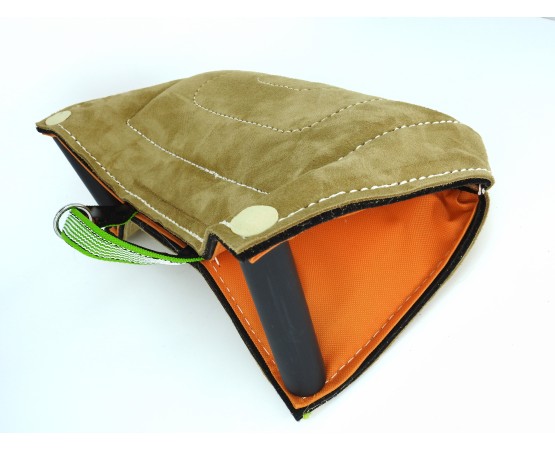 Perna de muscatura pentru dresaj canin , din piele naturala