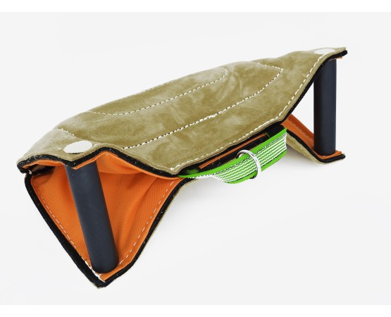 Perna de muscatura pentru dresaj canin , din piele naturala