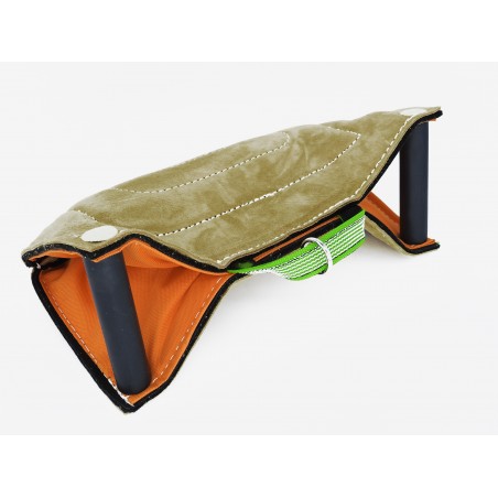 Perna de muscatura pentru dresaj canin , din piele naturala