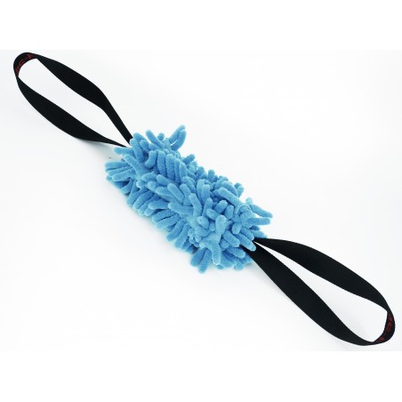 Tug puppy din microfibra , prevazut cu doua manere