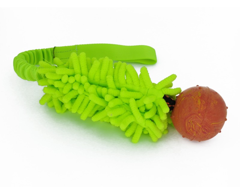 Tug puppy microfibra prevazut cu expander si minge