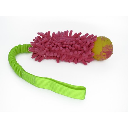Tug puppy microfibra prevazut cu expander si minge