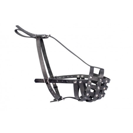 Botnita din piele naturala pentru Rottweiler femela