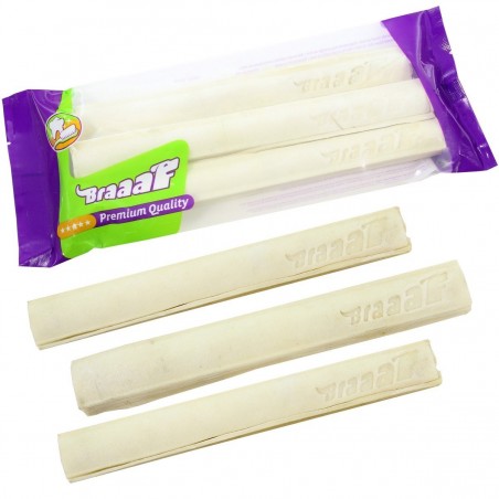 Os de ros pentru caini Rawhide Braaaf 255 gr / 3 buc set