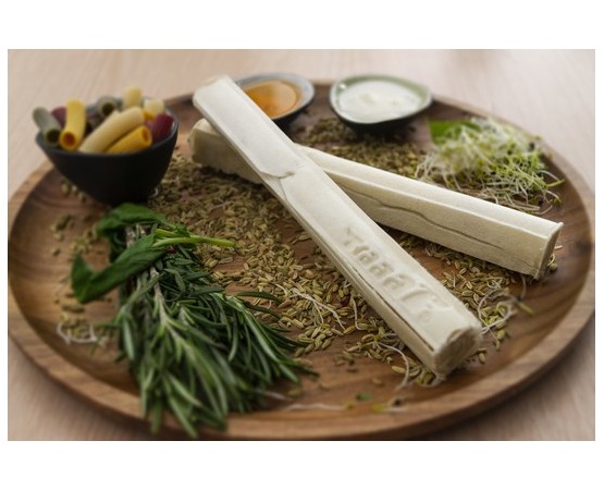 Os de ros Rawhide Braaaf pentru caini 320 gr / 2 buc x 25 cm