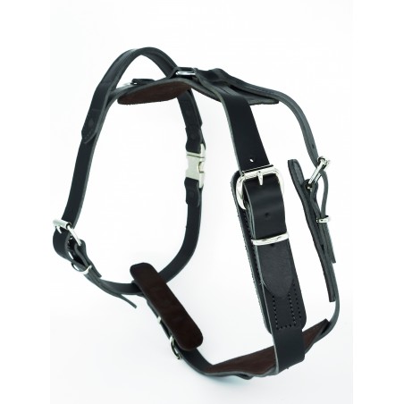 Ham de lucru pentru caini , confectionat din piele naturala