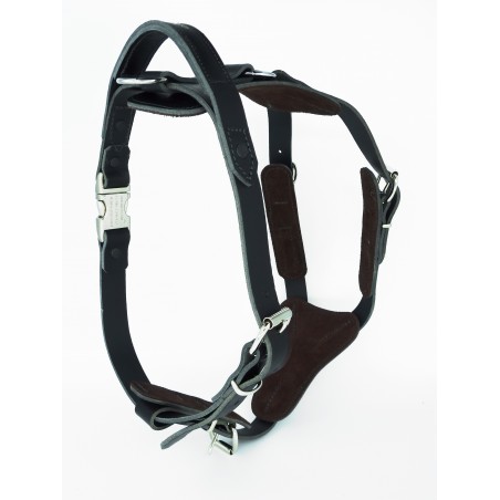 Ham de lucru pentru caini , confectionat din piele naturala