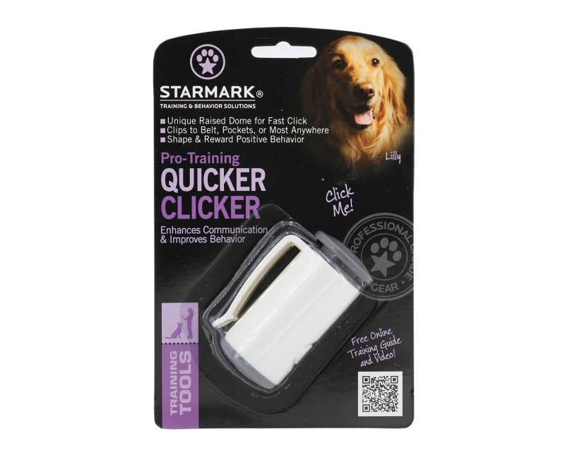 Clicker dresaj caini Pro Training Quicker Clicker Starmark